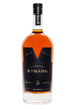 Коньяк "Кубань" 3-летний, 0.5 л