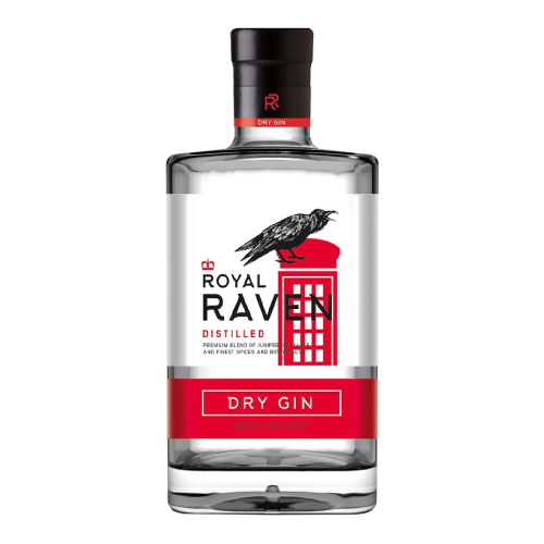 Джин "Royal Raven" Dry Gin, 0.7 л