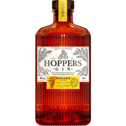 Джин "Hoppers" Mandarin & Rosemary, 0.7 л