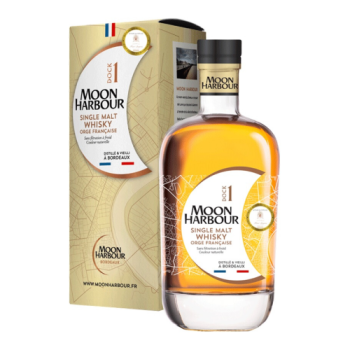 Виски Moon Harbour, "Dock 1" Single Malt Chateau Haut-Bergeron, gift box, 0.7 л