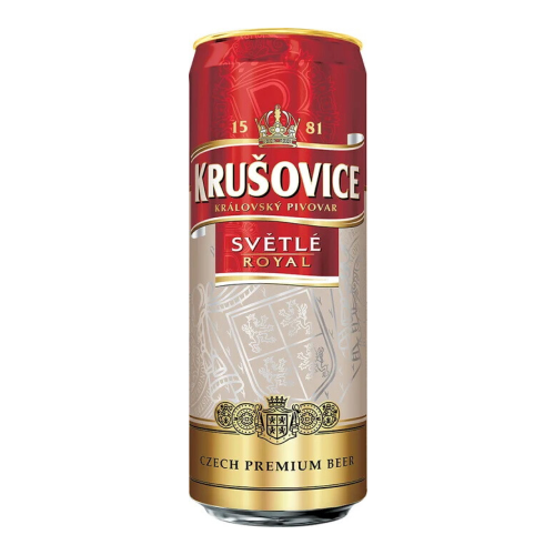 Пиво "Крушовице" Светле, в жестяной банке, 430 мл