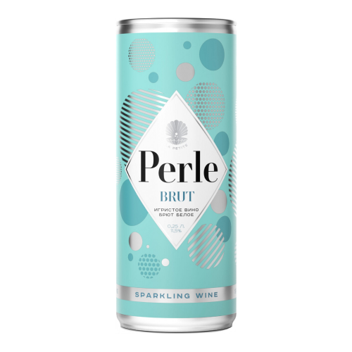 Игристое вино "La Petite Perle" Brut, in can, 250 мл