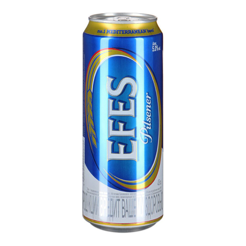 Пиво "Эфес" Пилсенер, в жестяной банке, 0.45 л