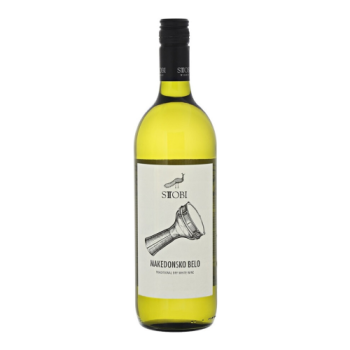Вино Stobi, Makedonsko Belo, 1 л 