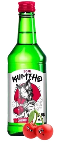 Аперитив «СОДЖУ КУМИХО СО ВКУСОМ ВИШНИ» 0,375 л Россия