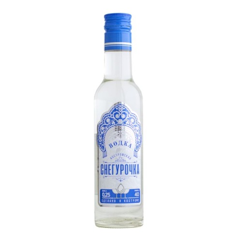 Водка Костромская снегурочка 40% 0.25л