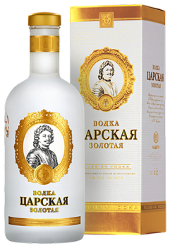Водка "ЦАРСКАЯ ЗОЛОТАЯ" 0,5 л п/у Россия