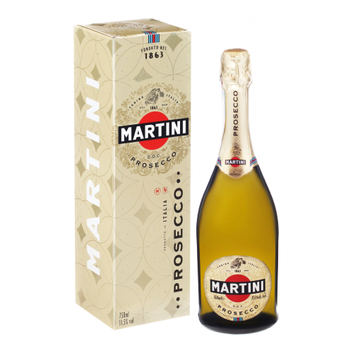 Игристое вино "Martini" Prosecco DOC, gift box