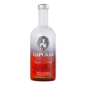 Водка "Царская" Оригинальная Клюквенная (Красные ягоды), настойка горькая, 0.5 л