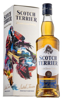 Виски шотландский купажированный "СКОТЧ ТЕРЬЕР" п/у 1,5 Россия