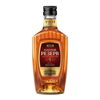 Коньяк "Золотой Резерв" 5-летний, 0.5 л