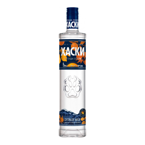 Ликер "Хаски" Цитрусовый Микс, настойка горькая, 0.5 л
