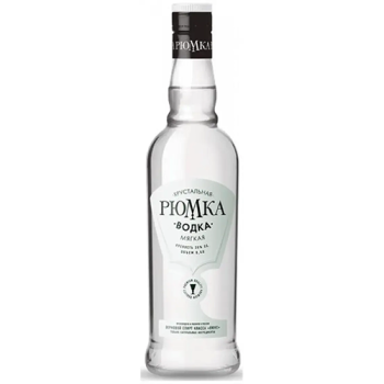 Водка Хрустальная рюмка Мягкая, 0.5 л