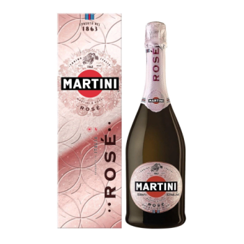 Игристое вино "Martini" Rose Extra Dry, gift box
