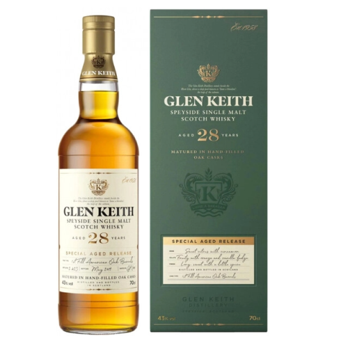 Виски шотландский солодовый "Глен Кит 28 лет" п/у 0,7 л Соединенное Королевство