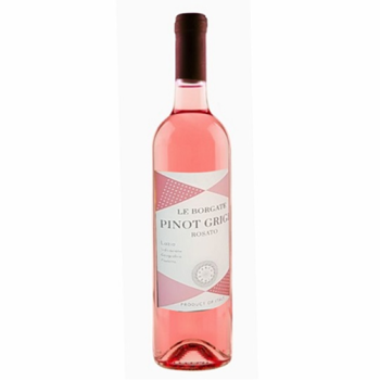 Вино «Ле Боргате Пино Гриджио ИГП Лацио» сортовое розовое сухое 12,5% 0,75л.1/6