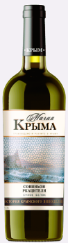 Вино ординарное сухое белое "Совиньон-Ркацители" "Магия Крыма" 0,75 л Россия