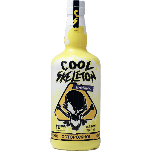 Напиток спиртной ромовый «COOL SKELETON BANANA (КУЛ СКЕЛЕТОН БАНАН)» 0,7л Россия