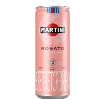 Вино "Martini" Rosato Dry, in can, 250 мл