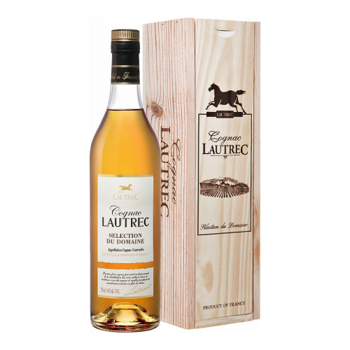 Коньяк "Lautrec" Selection du Domain, wooden box, 0.7 л