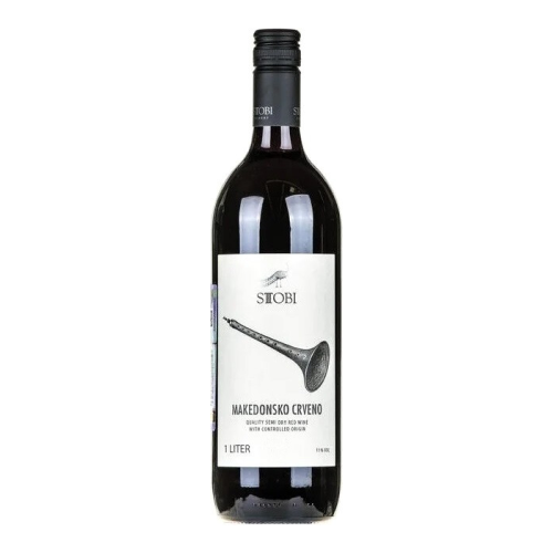 Вино Stobi, Makedonsko Crveno, 1 л