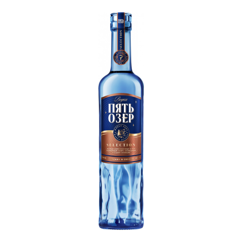 Водка "Пять Озер" Селекшн, 0.5 л