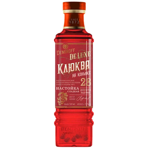 ДЕМИРОФФ ДЕ ЛЮКС НА КАРЕЛЬСКОЙ КЛЮКВЕ Водка особая 0,25л/20 Россия