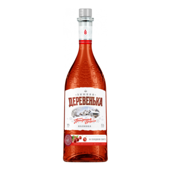 Ликер "Зимняя деревенька" Графиня Вишня, наливка, 0.5 л