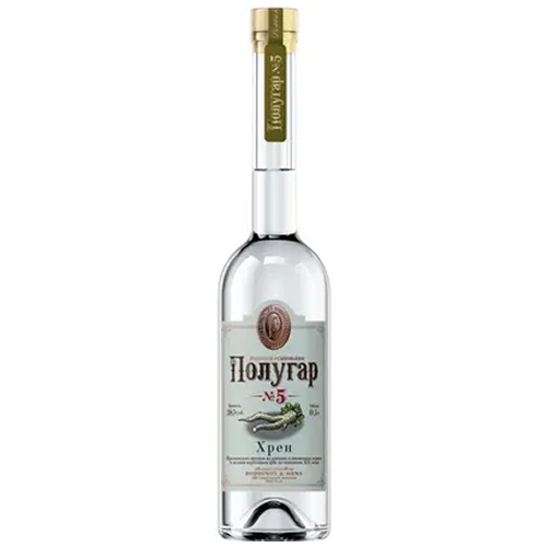 Водка "Polugar" №5, Horseradish, 1.5 л