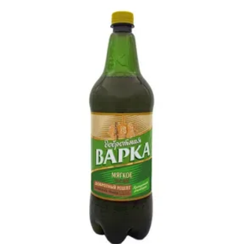 Напиток пивной "ДОБРОТНАЯ ВАРКА МЯГКОЕ" фильтрованный пастеризованный 1,15 л/6 ПЭТ 4,1% Россия