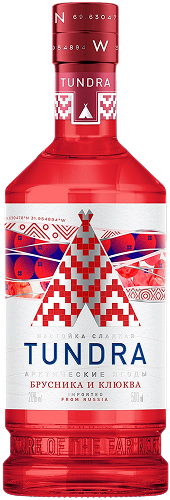 Настойка сладкая «ТУНДРА АРКТИЧЕСКИЕ ЯГОДЫ БРУСНИКА-КЛЮКВА» 0,5 л Россия