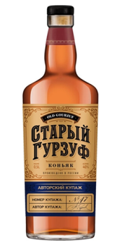 Коньяк четырехлетний "Старый Гурзуф. Авторский купаж № 47" 0,5 л Россия