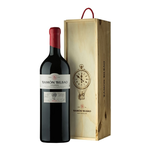 Вино Bodegas Ramon Bilbao, Crianza, Rioja DOC, 2019, wooden box, 5 л