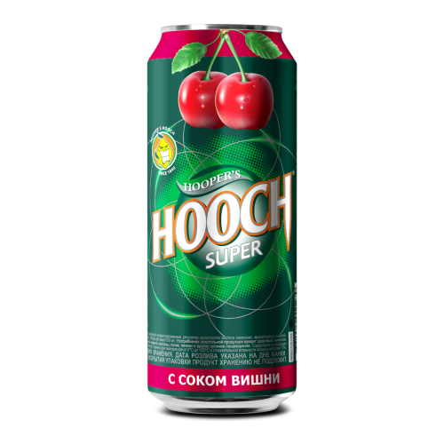 Коктейли "Hooper's Hooch" Super Cherry, in can, 0.45 л