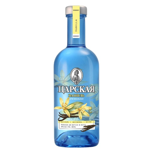Водка "Царская" Оригинальная Ваниль, 0.5 л