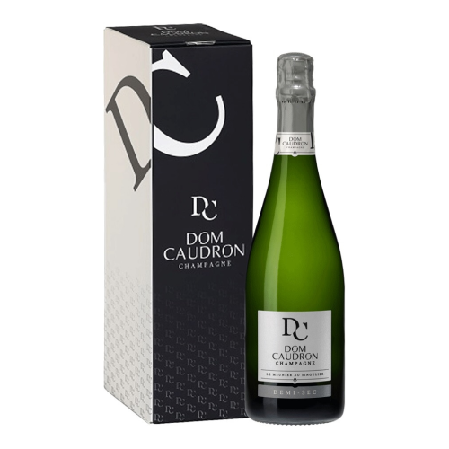 Шампанское Dom Caudron, Demi-Sec, Champagne AOC, black gift box