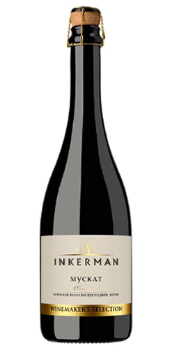 ИГРИСТОЕ ВИНО ПОЛУСЛАДКОЕ БЕЛОЕ «МУСКАТ ВАЙНМЕЙКЕРС СЕЛЕКШН» 0,75 л Россия