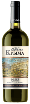 Вино ординарное полусладкое белое "Шардоне-Алиготе" "Магия Крыма" 0,75 л Россия