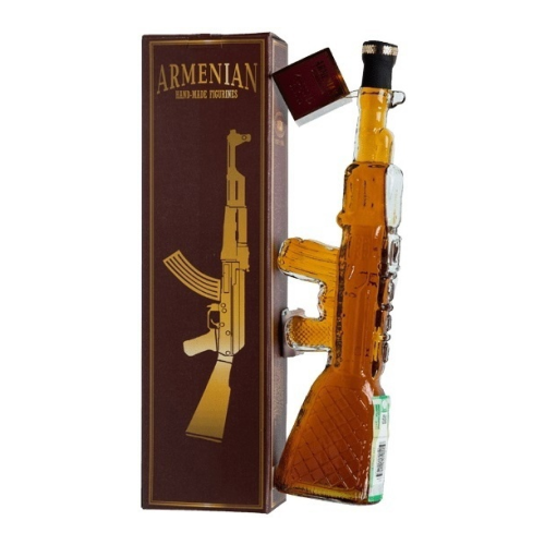 Коньяк Пять звезд 5 лет сувенирная бутылка Автомат 0.5 л в п/у