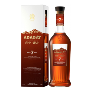 Коньяк Арарат "Ани" 7-летний, в подарочной коробке, 0.5 л