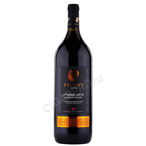 Вино "Peshvi" Alazani Valley Red, 2020, 1.5 л