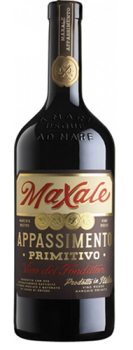 Вино выдержанное сортовое полусухое красное «Пулия. "Максале" Аппасименто Примитиво» 0,75 л Италия