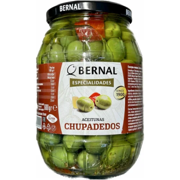 Оливки CHUPADEDOS  Bernal с/к  950 гр
