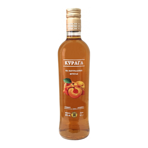 Ликер "Шуйская" Курага, Настойка Сладкая, 0.5 л