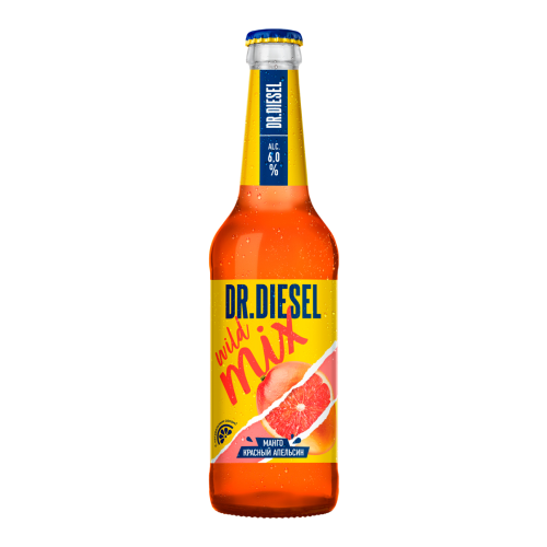 Пивной напиток «Доктор Дизель Манго и Красный Апельсин»