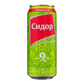 Напиток сидор особый очаковский 0,45л 9% ж/б очаково