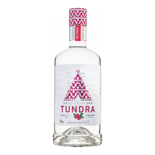 Водка "Тундра" Северная брусника, 250 мл