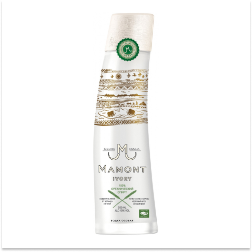 Водка "Mamont" Ivory, 0.5 л