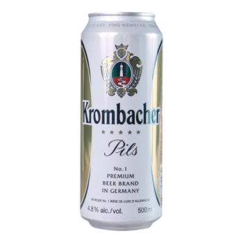 Пиво Кромбахер Пильс светлое 4,8%, 0,5 л.