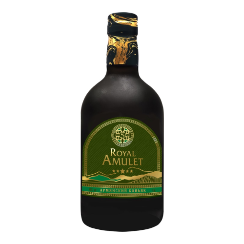 Коньяк РОЯЛ АМУЛЕТ Армянский ординарный 5 лет 40%, 0.5 л.